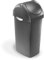 simplehuman CW1335 cubo con tapa basculante, plástico gris, 60 L