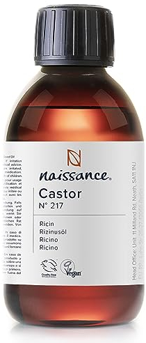 Naissance Rizinusöl (Nr. 217) - 100ml - Kaltgepresst - für Haare, Wimpern, Augenbrauen, Haut, gesicht