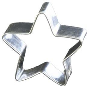 Lares 2003 Molde con forma de estrella de 5 picos, 4,5 cm
