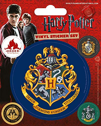 Pyramid International Harry Potter (Hogwarts) Vinyl Stickers, Paper, Multi-Colour, 10 x 12.5 x 1.3 cm