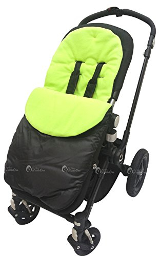 Fußsack/COSY TOES kompatibel mit Petite Star Liner Buggy Kinderwagen zia/KURVI/zukoo Lime