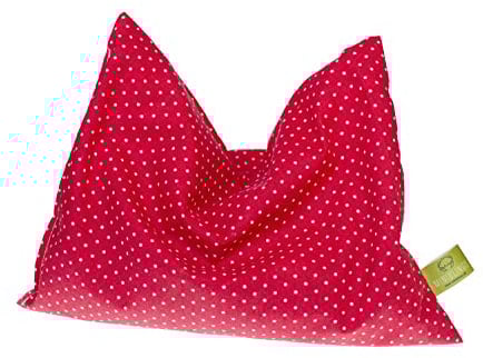 Miniblings Herb Cuscino alle Erbe 23x18cm Puntini Rossi a Pois