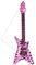 Amakando Deko Luftgitarre Rockstar Gummigitarre Rock Rocker Inflatable Guitar Aufblasbare Gitarre Partydeko aufblasbar Mottoparty Musikinstrument Accessoire Party Gitarren Instrument