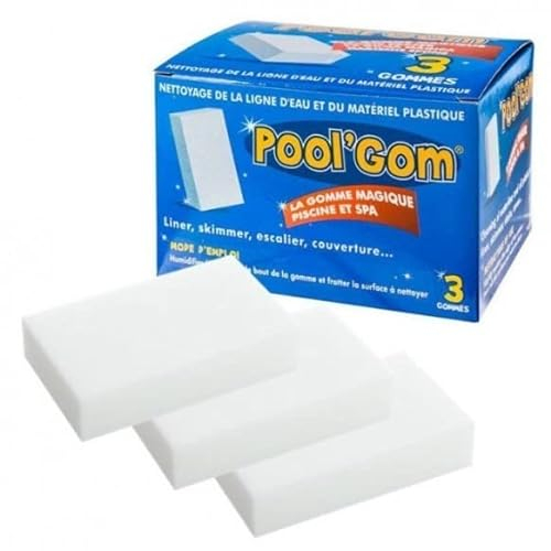 «Pool Gom Toucan» - Goma de borrar especial para la limpieza de paredes y partes de plástico, para piscina & Spa – Pack de 9 piezas