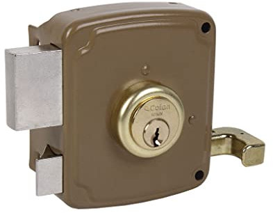 Cofan 14940100D Cerradura sobreponer con cerradero Derecha, 100 mm
