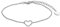 XENOX® LOVE STORY Armband - Damen Armband aus hochwertigem 925/- Sterlingsilber mit Herz-Anhänger | XS1757
