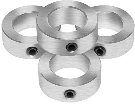 1,9 cm d'alésage en acier massif plaqué zinc pour brouette, fusil, chariot