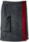 CelinaTex Happyfun Kilt kurz L/XL 56 x 163 cm anthrazit Bordeaux Mikro-Flanell Saunakilt Mikrofaser Saunasarong