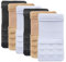 6 Pieces Bra Extender 3 Hook Elastic Bra Strap Extension Band Soft Comfortable (6PCS, 3 Hook 3/4 Inch)
