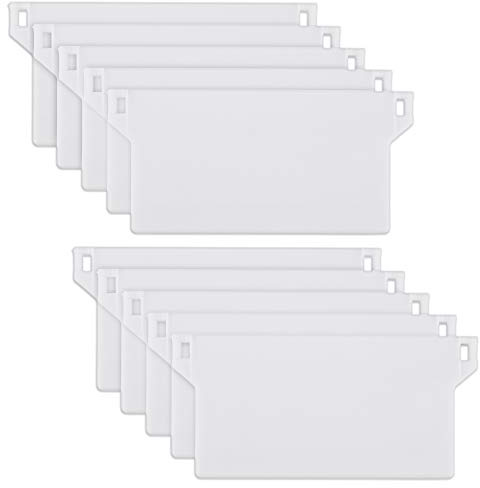 Vertical Blind Weights 89mm (3.5 inches) - Replacement Spares Bottom Weights Slats - White (100)