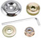 JPGhaha Blades Trimmer Adapter Kit Metal 5PCS Universal Brush Cutter Blade Gearbox Nut Attachment Kit Lawnmower Replacement Parts for Parker Strimmer Weed Wacker