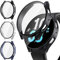 Neitra [3 Stück] Hülle für Samsung Galaxy Watch 5 2022 & 4 2021 44mm Schutzhülle mit Glass Displayschutzfolie, Hart PC Voller Körper Kratzfest Gehäuse Cover für Galaxy Watch5 Watch4