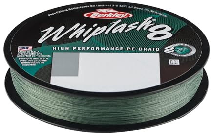 Berkley Whiplash8 300m 0.06mm Green