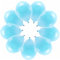 10 Luftballons Pastell Hellblau pastellhellblaue Ballons Eco Made in EU Deko Geburtstag Kinder Erwachsene Hochzeit Party Ballon Helium geeignet pastellblaue Ballons
