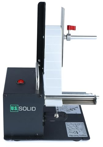 U.S. Solid Máquina dispensadora automática de etiquetas, etiquetas transparentes y opacas, ancho 10-115 mm, longitud 8-130 mm