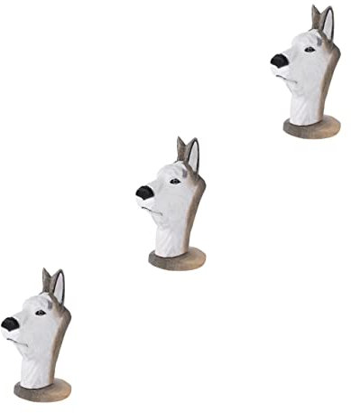 NUOBESTY 3 Stk Brillengestell Aus Holz Brillenhalter Aus Holz Schreibtisch- Süßer Brillenständer Optischer Brillenständer Holziges Desktop- Hölzern Modellieren Veranstalter