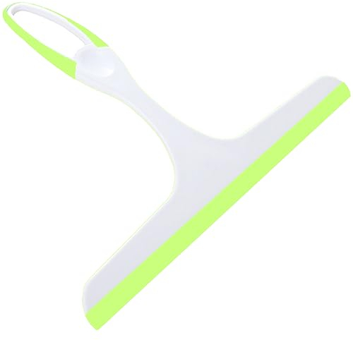 1 Stück Duschabzieher,Duschkabinenabzieher,Shower Squeegee,Abzieher Dusche,Dusche Abzieher Gummi,Scheibenabzieher,Badabzieher,Glasabzieher,für Spiegel,Fenster,Boden,Badezimmer,Glas (Grün)