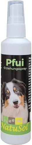 NatuSol Pfui - Erziehungsspray - für Hunde - Anti Kau Spray - Knabberstopp - Fernhaltespray