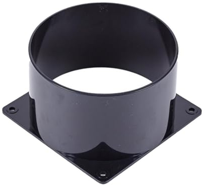 MagiDeal Kanalverbinder, Flanschwände, Luftschlauch, Flansch, Lüftungssystem, Adapter, austauschbar, praktischer Lüftungsrohrverbinder, 100MM