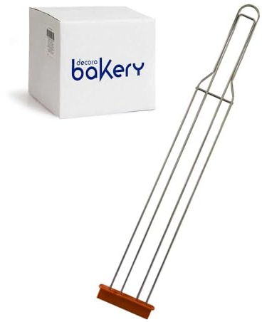 Decora, 5064119 Packung mit 25 Nadeln aus Edelstahl, 4 Spitzen, zum Umdrehen von Tauben oder Panettone für eine bessere Unterstützung während der Kühlphasen, Maße: 62 cm, hergestellt in Italien