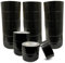 JeeJaan® 24 Rolls of Black Duct Tape 50mm x 50m Gaffa Tape Heavy Duty Waterproof for Electrical Plumbing and Outdoor Use Strong Adhesive Weather-Resistant Perfect for Sealing and Fixing Tasks