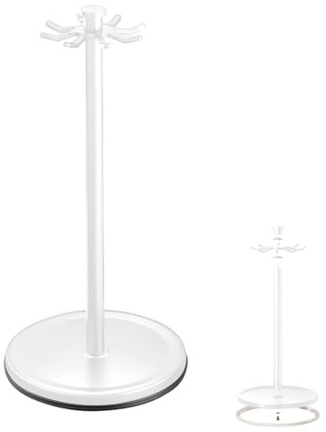 Kitchen Countertop Utensil Holder - Rotating Kitchen Utensil Storage Hanger for Countertop - Kitchen Flatware Organizer Rack for Spoon, Spatula