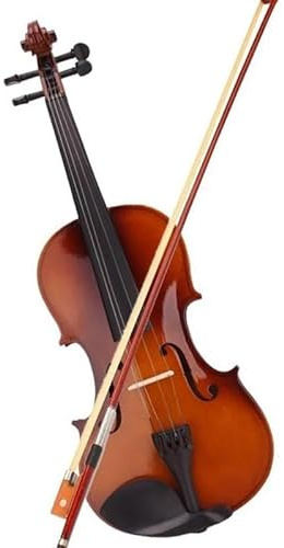 Erwachsenen geige Anfänger 4/4 3/4 1/2 1/4 1/8 Größe Geige Violine Akustische Violine Geige W/Etui Bogen Vintage Farbe Ganzes Set Für Anfänger(1-2 Size)