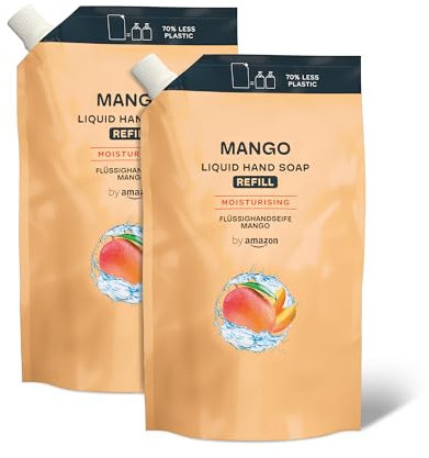 by Amazon Mango Handseife Nachfüllpack, 2 x 1000ml