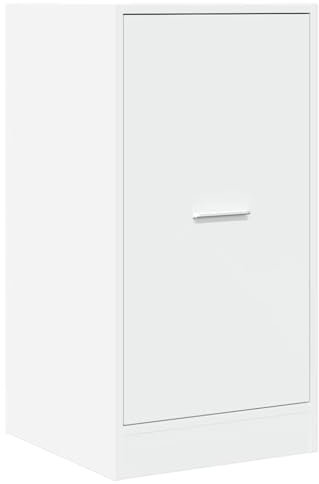 vidaXL Armoire d'apothicaire Blanc 40x41x77,5 cm Bois d'ingénierie, Coffre d'apothicaire, Meuble d'apothicaire, Coffre à tiroirs d'apothicaire