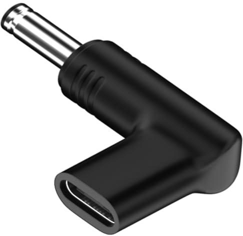 Bacron 100W PD USB C to 5.5x2.1mm Adapter, 5.5 X 2.1mm to USB C Female 12V, Type C to 5.5 x 2.1 mm Adapter made for Solar Panel, Motorhome, Portable Power Station, RVs, Solar Generator