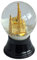 Schneekugel Echtglaskugel - Fast wie echter Schnee Motiv: Stefanskirche Steffl Gold, 2,5 cm