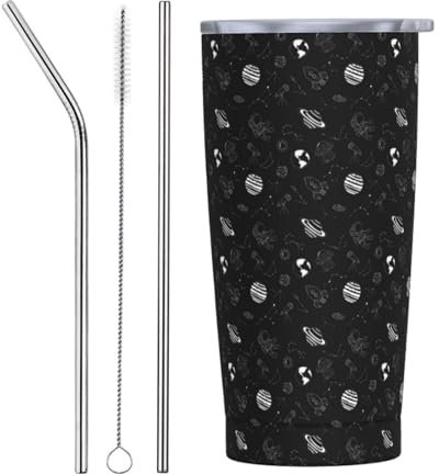 Taza De Aislamiento 20Oz, Espacio Taza De Automóvil Personalizada Taza Termo Café Al Vacío Taza De Viaje, Para Café, Oficina