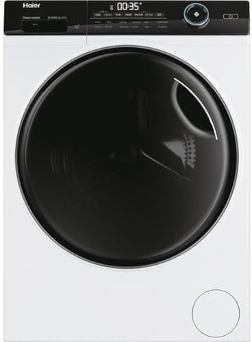 Haier 8kg Washer Dryer, 1400 RPM, Front Loading, 10 Programmes, LED Display, White