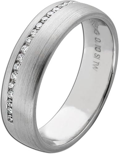 Ch.Abramowicz Diamantring Weißgold 585 14K Brillanten 0.10ct 16