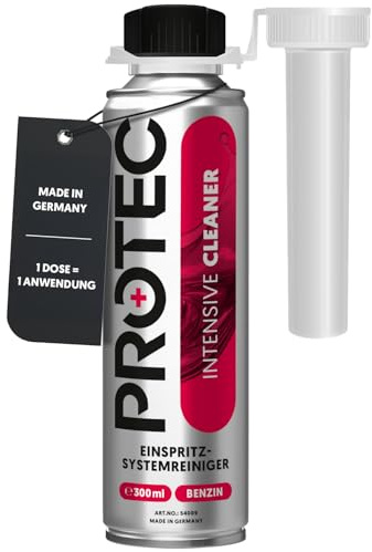 ProTec+ Vergaser -Reiniger & Injektoren-Reiniger 300 ml I 2in1 Intensive Cleaner Benzin zur Reinigung, Pflege & Schutz des Motors I Einspritzdüsen-Reiniger mit Keep Clean Effekt I Benzin-Additiv