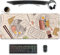 Japanese Ramen Sushi Food Desktop Mouse Pad Large - Desk Mat for Keyboard and Mouse, Gaming Mouse Pad for Office and Home Work
