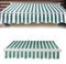 YCBTPS Toldo De Lona 3x2,5m Recambio, 2.5x2m Parte Superior Dosel Lona Recambio para Toldo De Patio, Tela De Repuesto para Toldo Retráctil De Balcón(Green,3.5x2.5m(12x8ft))