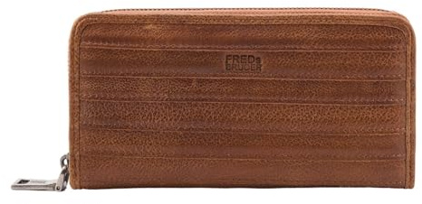 FREDsBRUDER Leder Geldbörse Wallet Gürteltier Big Desert Brown braun