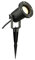 SLV 227410 Nautilus Spike LED-Gartenstrahler LED, Energiesparlampe, Halogen GU10 11 W Schwarz