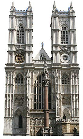 Star Cutouts Cut Out of Westminster Abbey