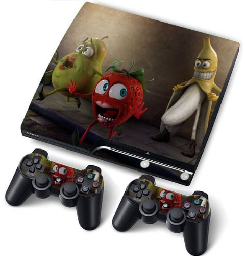 Funky Lot de films design fins pour manette de console 2 (Banana)