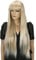 CAISHA 80cm Langhaar Perücke Fiona Fashion Wig Cosplay Glatt Blond FZ502c