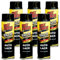 6x 500 ml FAST FINISH Rallye Autolack Lackspray Schwarz Glänzend Spraydose