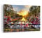 Wandbilder Dekoration Wohnzimmer Bikes Kanal Amsterdam Architektur Bilder auf Leinwand 120x80cm Leinwandbild Schlafzimmer Deko Wand Kunstdruck Art Groß XXL Wanddeko Bild Decor Canvas AA120x80-3081