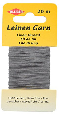 Kleiber Leinen-Garn, 20 m, dunkelgrau