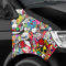 Auto-Dress Stickerbomb Auto-Folie mit Luftkanal-Technik für 3D Car-Wrapping (30x150cm, Design: Special, Farbe: Bunt, Finish: Matt)