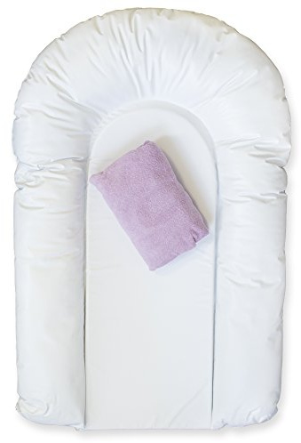 PMP Set Wickelauflage aus PVC + Bezug Flieder 50 x 75 cm