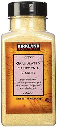 Kirkland Signature Granulated California Garlic, 18 Ounce by Kirkland Signature
