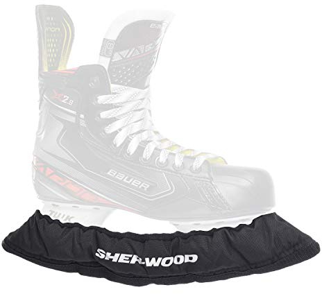 Sherwood Unisex Pro kufenstrømpe Kufenschoner, Schwarz, Einheitsgröße EU