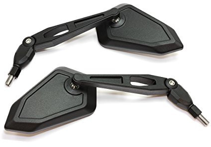 Spiegel Paar Maverick Booster M10 schwarz für AJP AJS Aprilia Benelli Beta BMW Cagiva CFMOTO CH Racing Daelim Derbi Ducati Gas Gas Generic Gilera HM-Moto Honda Husaberg Husqvarna Hyosung Kawasaki KTM